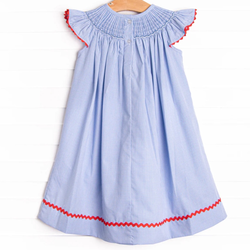 NWT Stitchy Fish 4T Salute the Flag dress